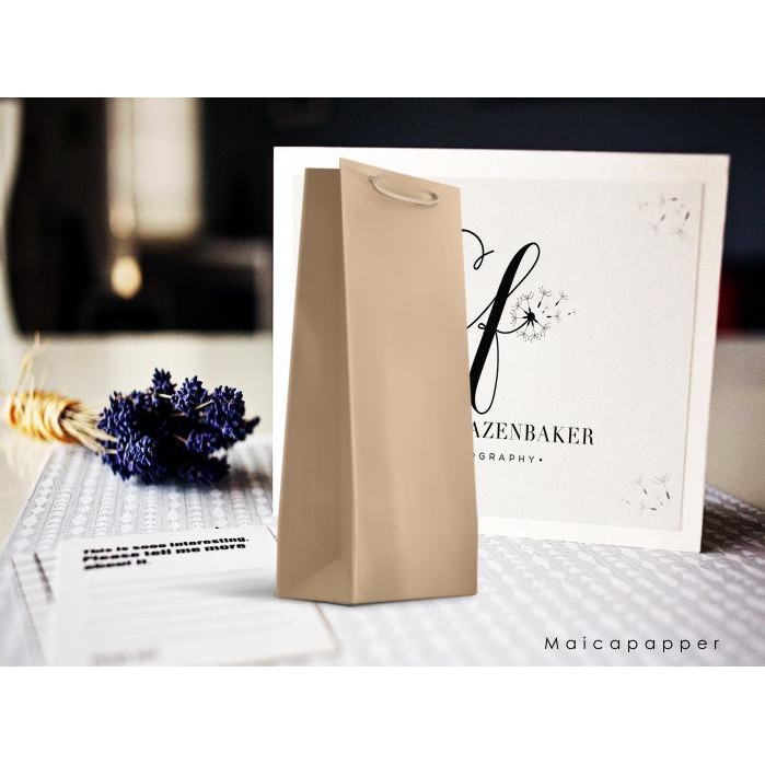 

Paperbag Polos Tali Multipurpose Paperbag Ukuran 9Cm x 9Cm x 20Cm Maicapaper