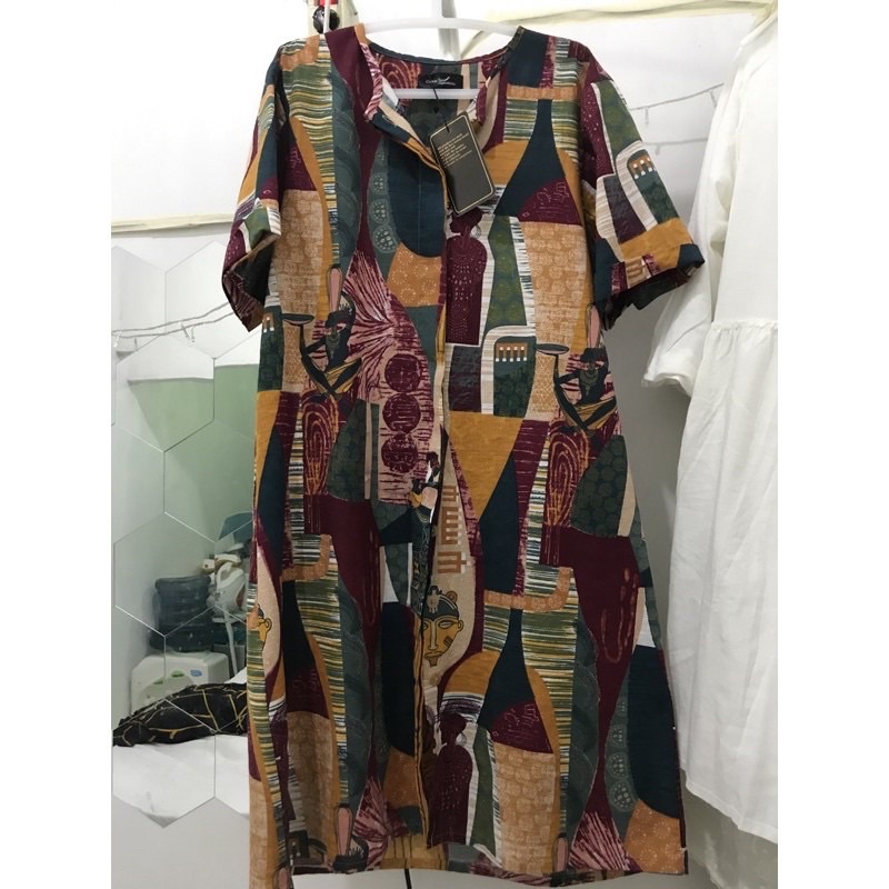 COTTTON TREE PRELOVED COTTON TREE TUNIK PRELOVED