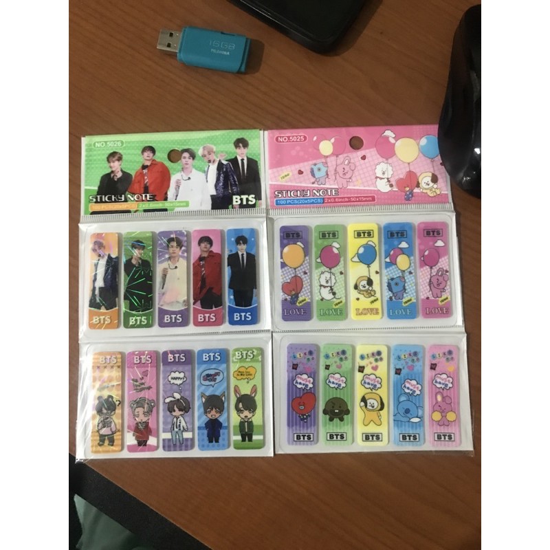 STICKY NOTES / STICKY NOTE PLASTIK HOLOGRAM / PEMBATAS BUKU