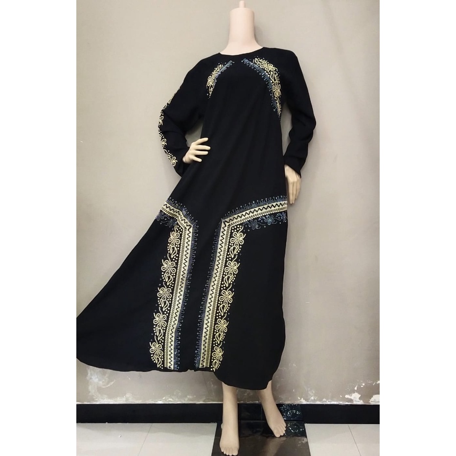 Gamis Abaya Hitam Abiyu 1 Size XL
