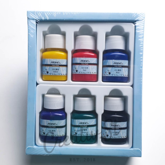 

Maries Glass Paint 24 Color SET Cat Kaca