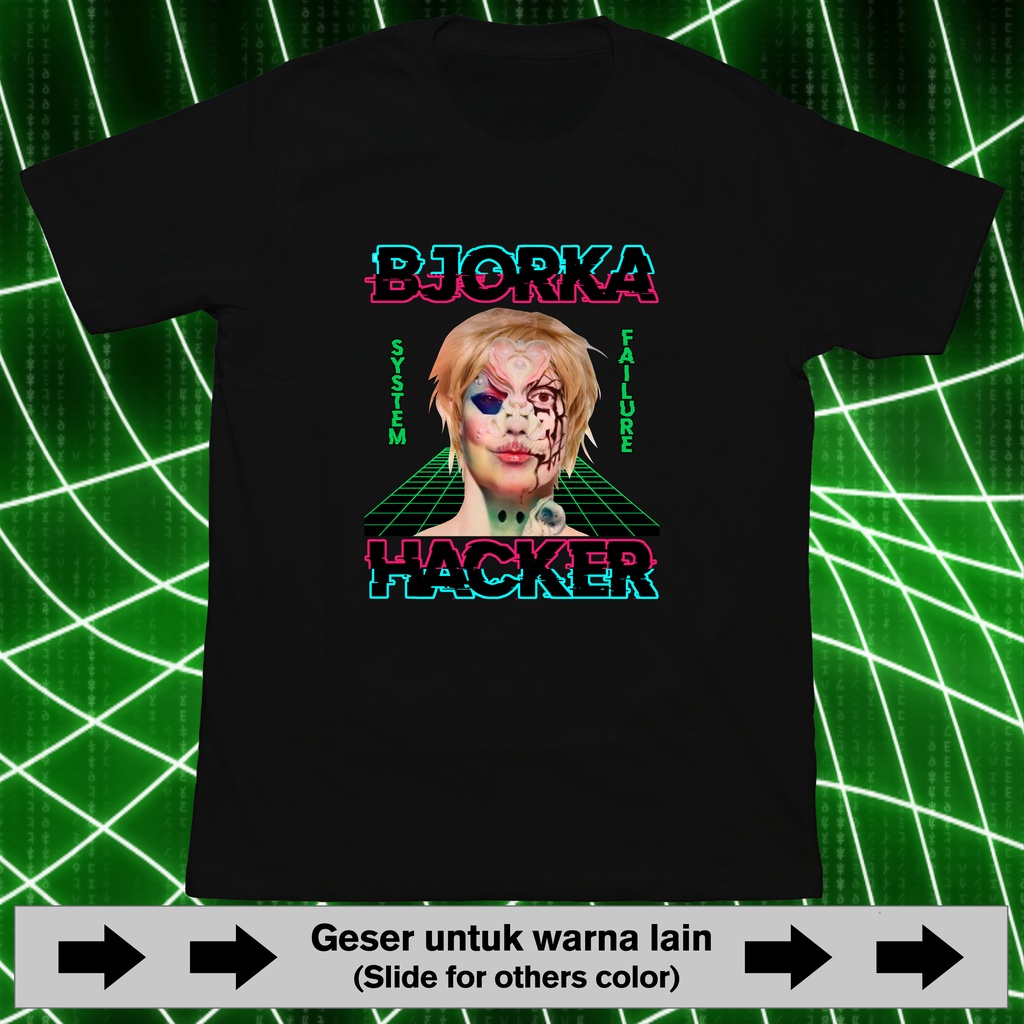 T-SHIRT BJORKA HACKER "Dewasa dan Anak"