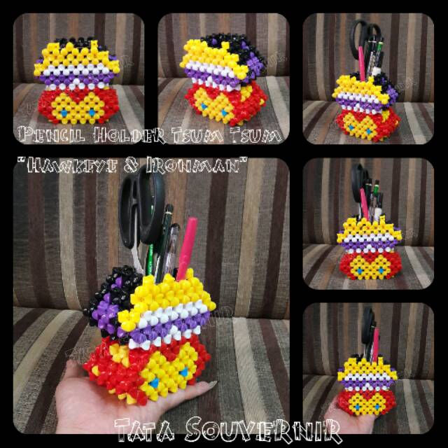 

Pencil Holder Tsum Tsum Special Marvel Character "Hawkeye & Ironman