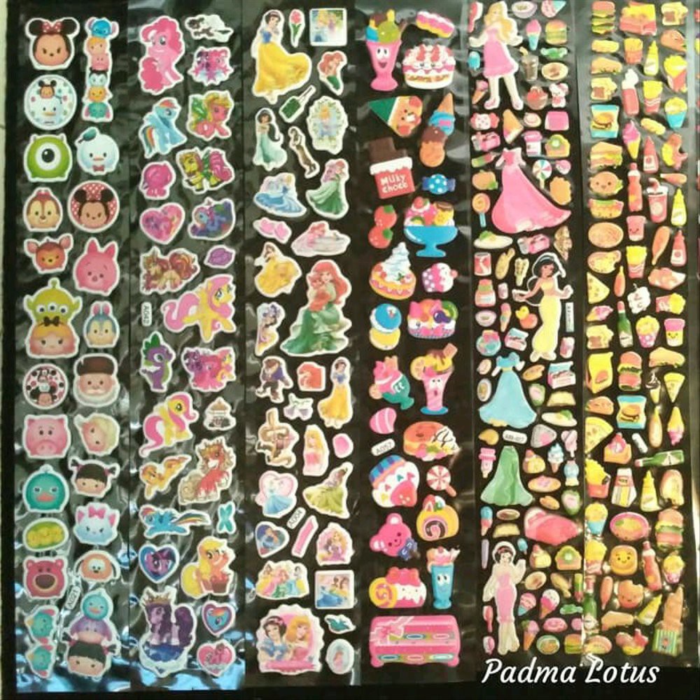 

Sale Stiker Timbul sticker lucu motif anak cwe cwo karakter kartun Grosir