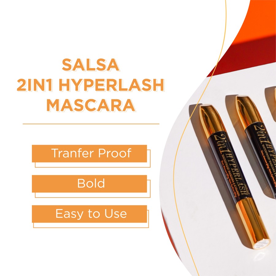 SALSA 2 in1 Hyperlash Waterproof Mascara+Eyeliner