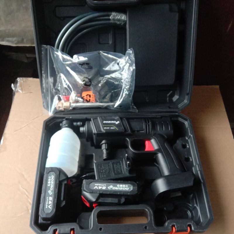 Doziro Jet Cleaner Cordless Mesin Cuci Motor Mobil Ac Batrai 24V
