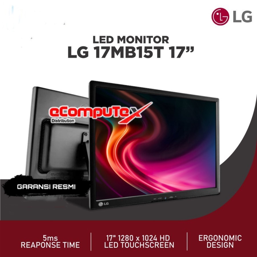 MONITOR LED LG 17MB15T-B / 17MB15T 17 INCH TOUCHSCREEN - GARANSI RESMI