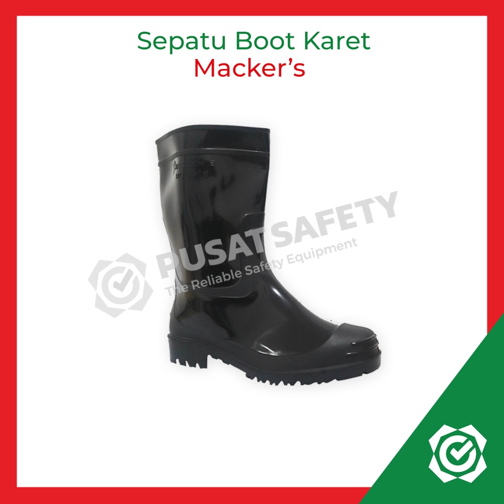 Sepatu Boot Karet Pendek Mackers