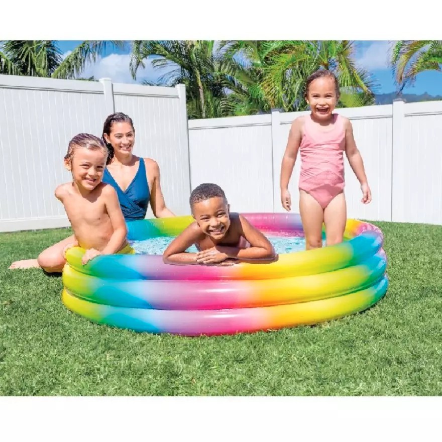 Kolam Renang Wild Geometry Pool for Kids 1.47mx33cm - INTEX 58439