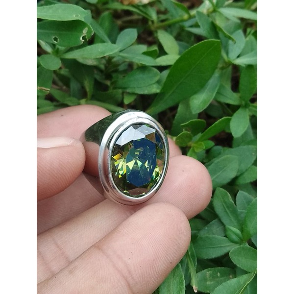 FASHION PRIA CINCIN BATU YAQUT KRISTAL SUFER ISTIMIWA