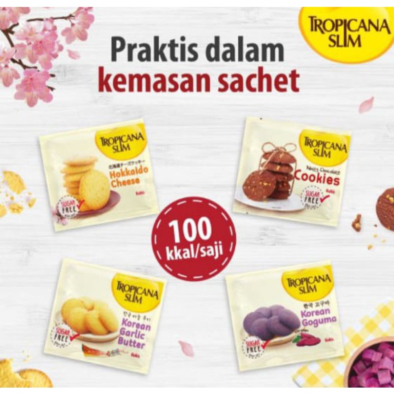 

Tropicana Slim Cookies Sachet 5 Variant Biscuits