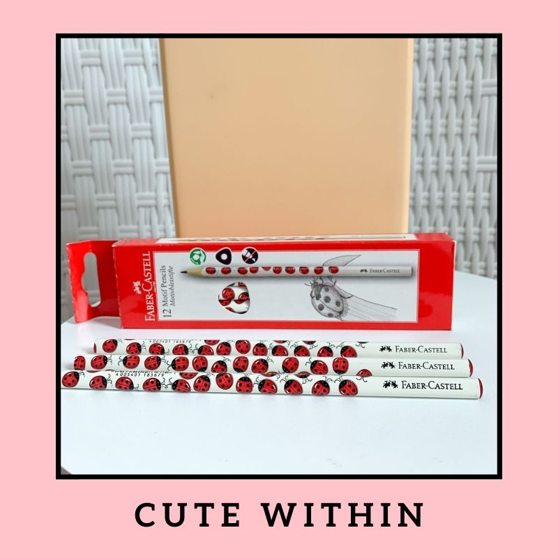 

PENSIL 2B FABER CASTELL LADYBUG KUMBANG UJIAN 1PC