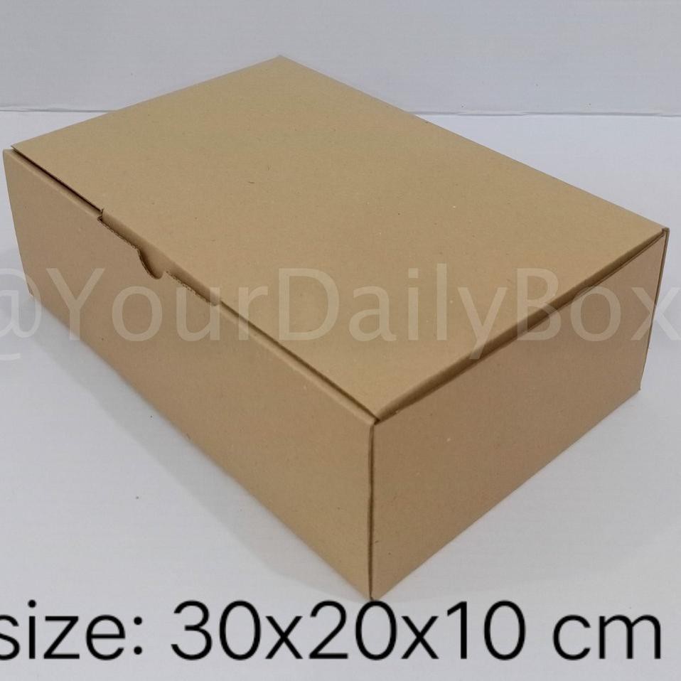 

Paling Dicari.. (10 pcs) Kardus karton die cut uk. 30x20x10 cm untuk makanan, baju, aksesoris, dll