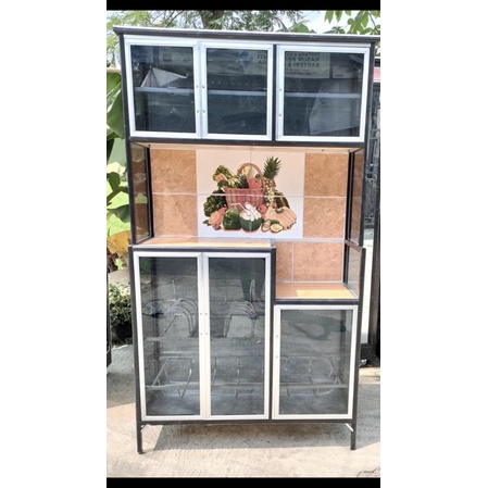 RAK PIRING 3 PINTU/RAK PIRING MURAH ALUMINIUM