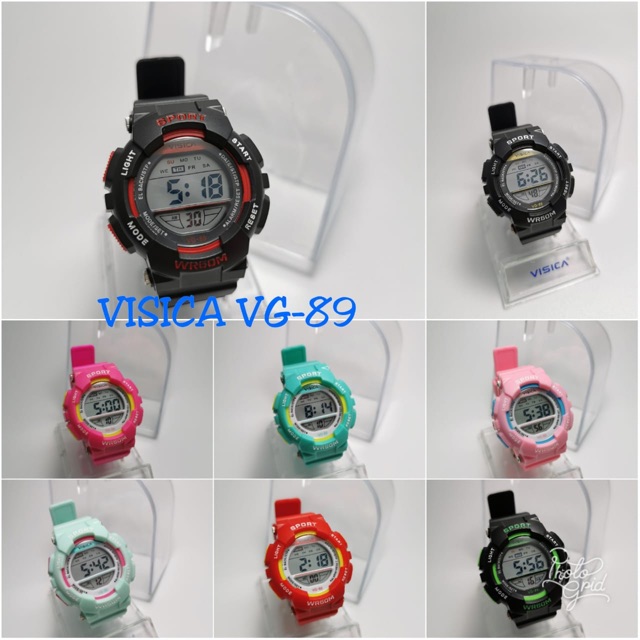 VISICA JAM TANGAN ASLI ANAK TK SD DIGITAL SPORTY ANTI AIR