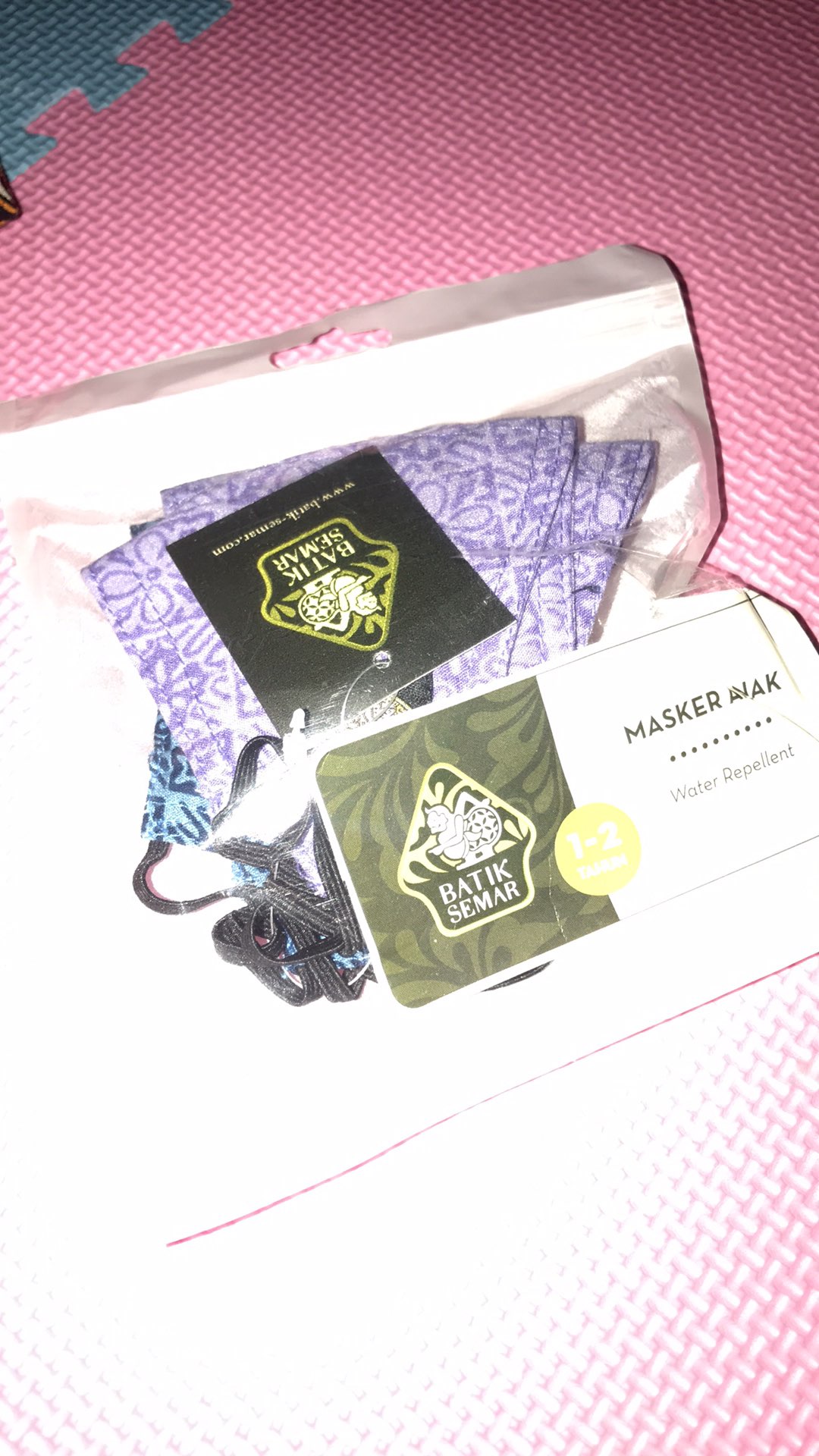 Batik Semar Masker Anak Earloop ( 1-2 Th) - Aneka Motif Batik