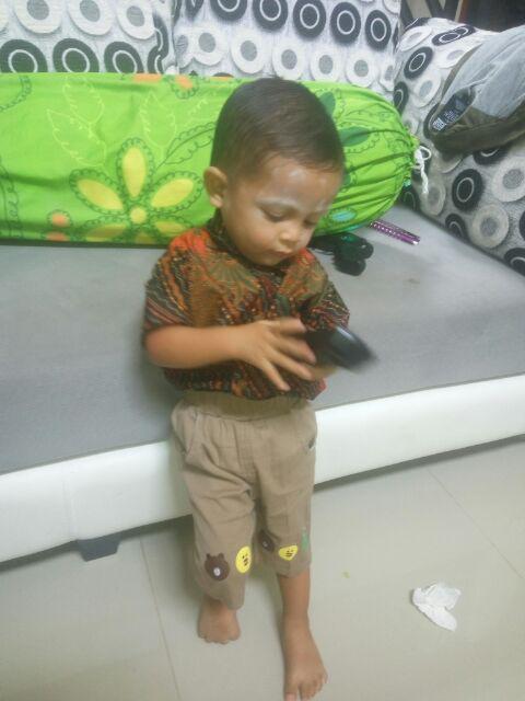 Hem Batik Anak | Baju Anak Laki Laki | Model Baju Anak Modern | Batik Anak Laki Laki |hem Batik Anak