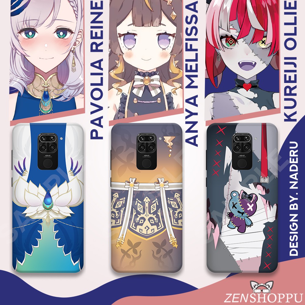 Phone Case Hololive ID Gen 2 (Kureiji Ollie, Anya Melfissa, Pavolia Reine)