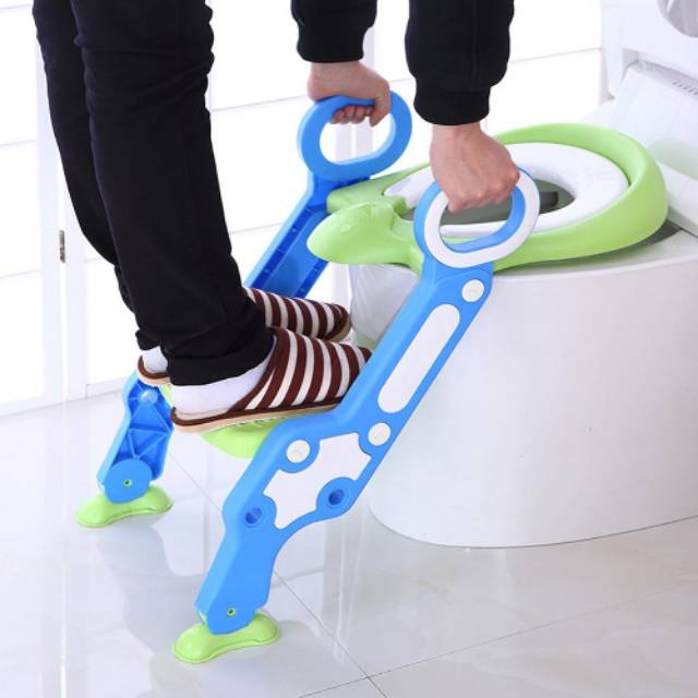 Baby Safe Training ladder potty Tangga training / baby safe step ladder potty s1