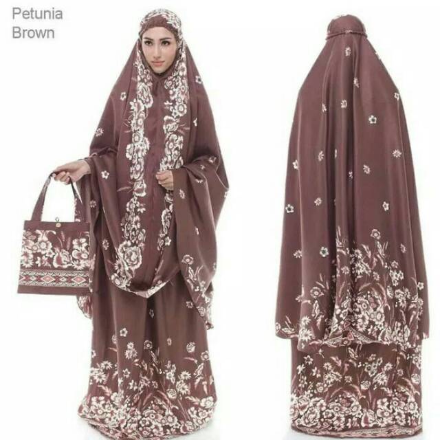 MUKENA PETUNIA BROWN. MUKENA TAZKIA MUKENA TAZBIA