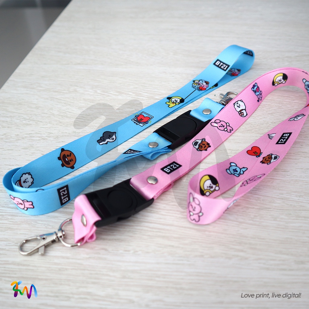 

Tali Lanyard BT21 BTS Series for Nametag / ID Card / Pods / Vapor