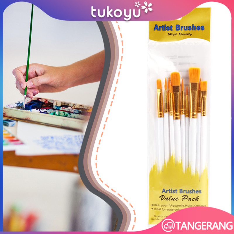 

Kuas Lukis Serbaguna/Kuas Lukis Set/Alat Lukis Kuas/Kuas Lukis Cat Air Cat Minyak