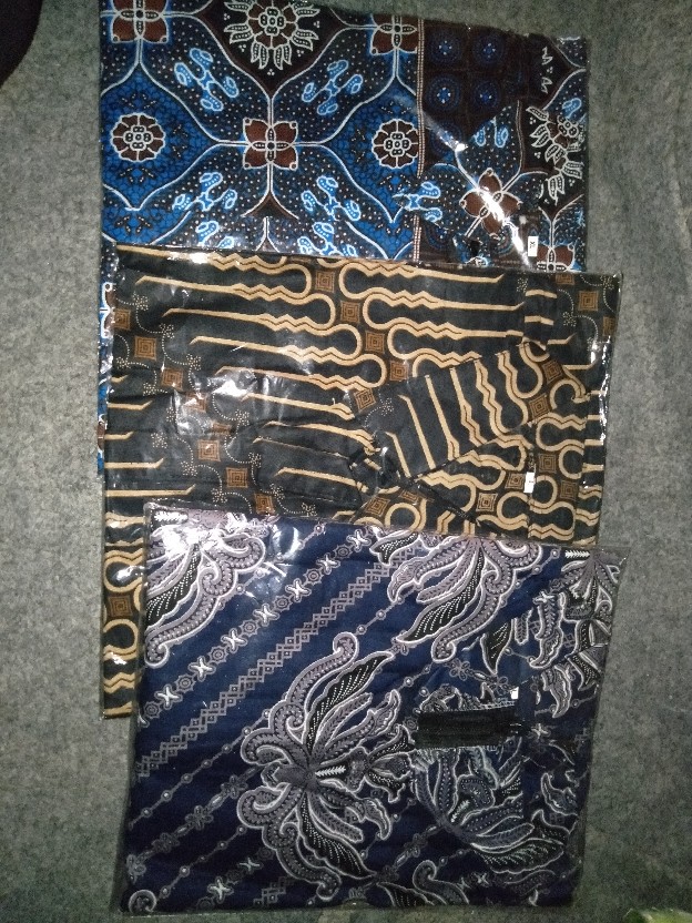M-l-xl-xxl Batik Tunik Wanita Asj Sa Hrb026 Kenongo Pekalongan Sogan Tulis