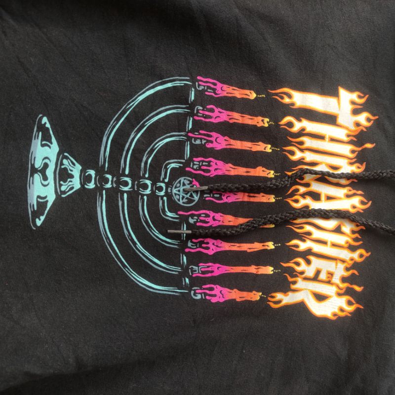 hoodie thrasher menorah second
