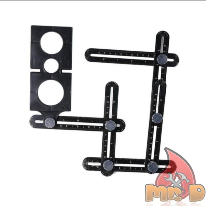 

Bergaransi Penggaris Template Pelubang Keramik / Double Hole Fold Ruler Promo