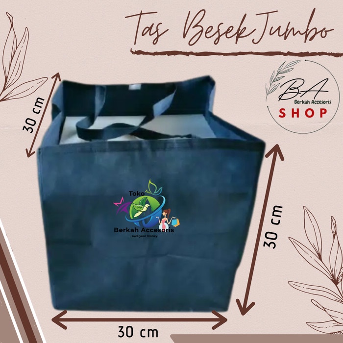 

✨ BISA COD ✨ TAS BESEK SPUNBOND BOX NASI 30x30x30 ( LUSIN )