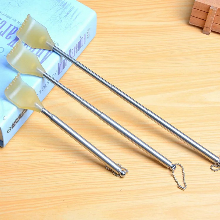 Alat Garuk Model Tangan Stainless Dapat Dipanjangkan White_Cell