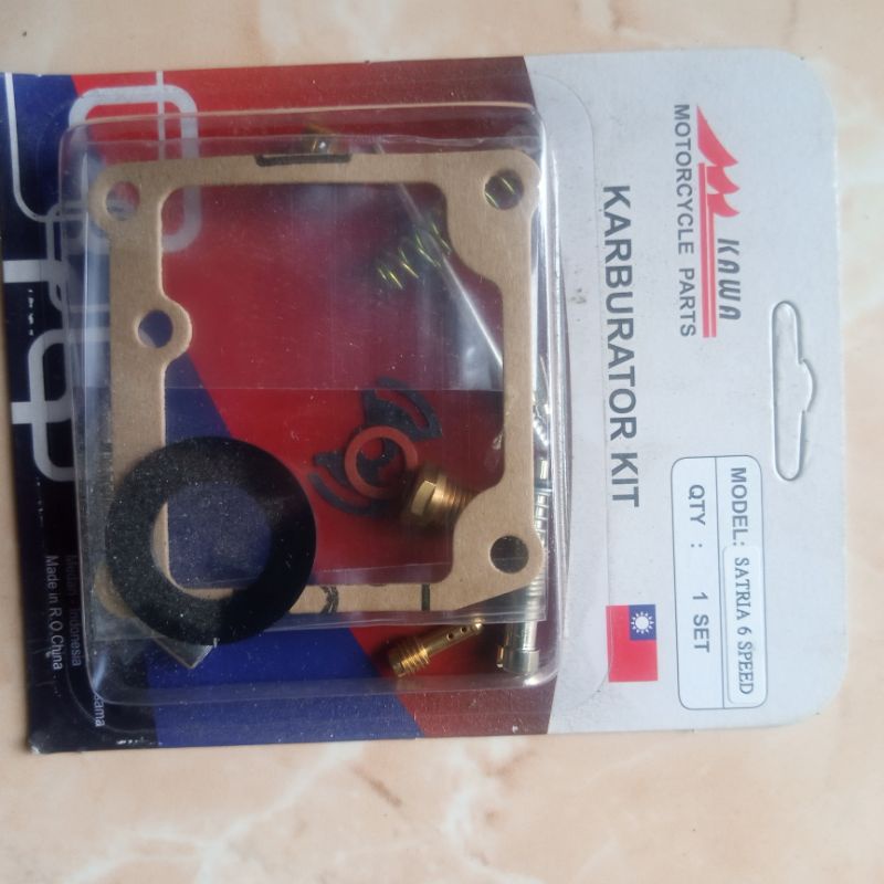 REPAIRKIT ISI KARBU KARBURATOR SATRIA 2 TAK 6SPEED REPAIR KIT SUZUKI SATRIA 2TAK 6 SP LUMBA HIU KAWA-Kawa