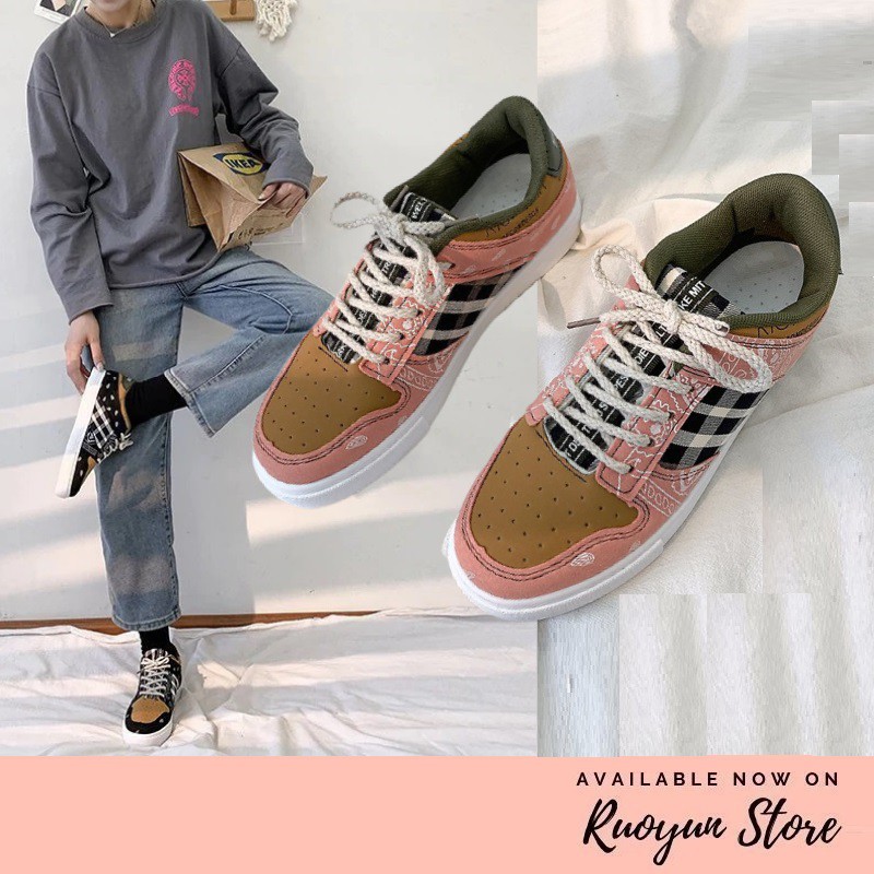 RYX - Mix Pattern Sepatu Sneakers Fashion Casual - Ori Import