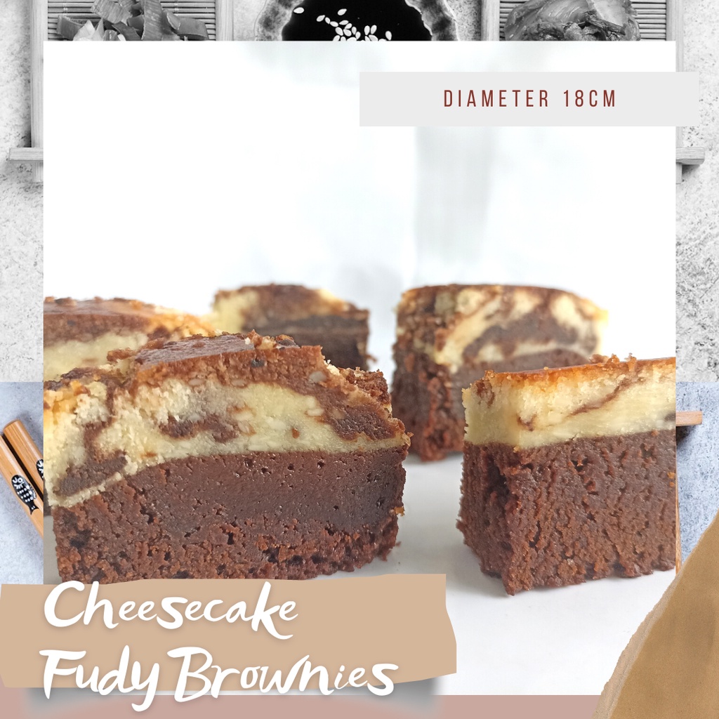 

CHEESECAKE FUDGY BROWNIES