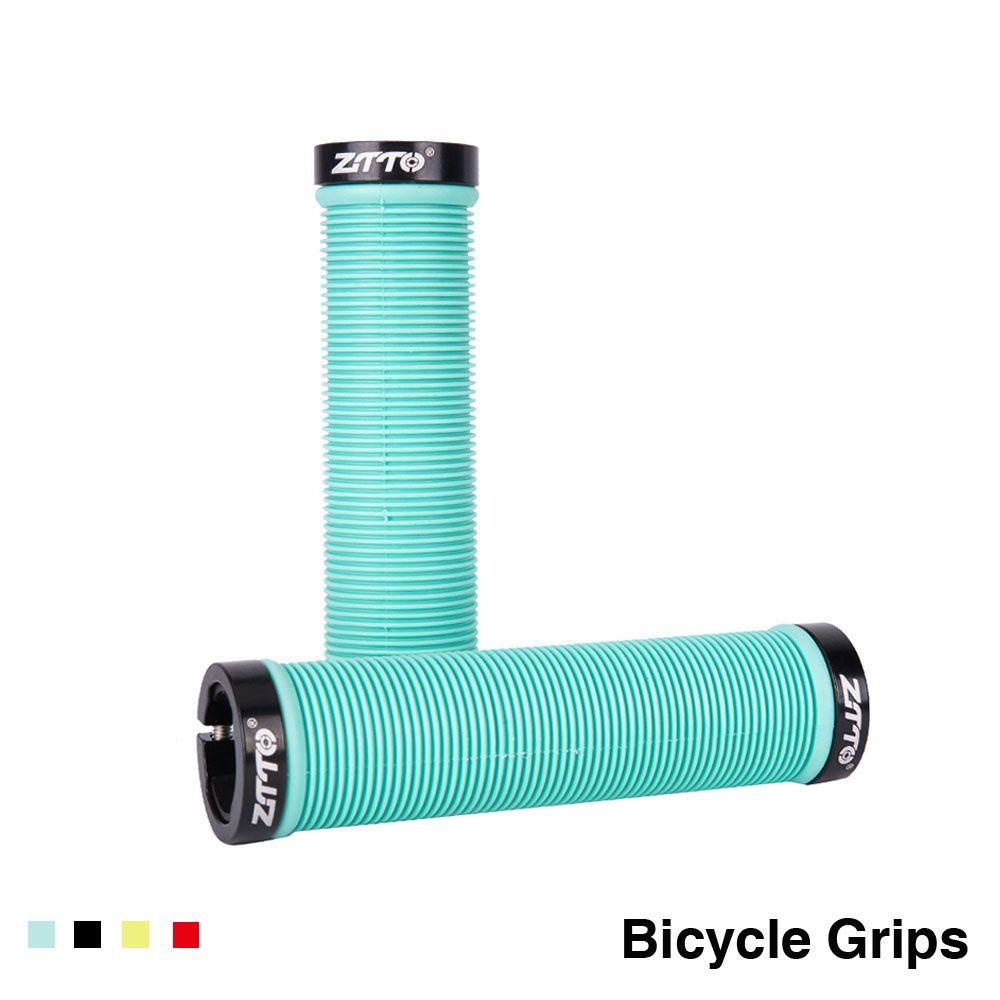 LANFY Grip Sepeda Ergonomis Silikon Kualitas Tinggi Bersepeda Bagian Sepeda Handle Grip Penyerapan Shock Anti-Selip Penutup Stang Sepeda