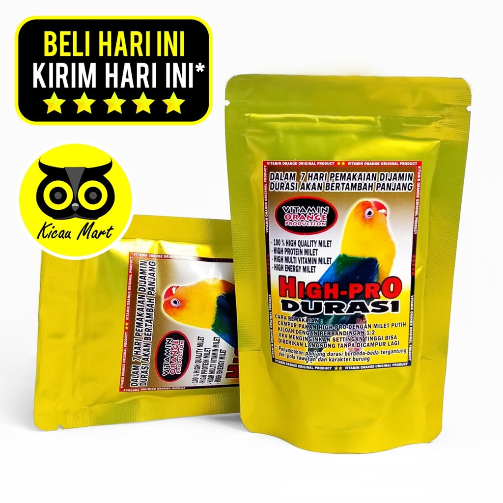 HI PRO DURASI AIDY WIJAYA PAKAN BURUNG LOVEBIRD PENGGACOR NGEKEK KONSLET BIJI MILET PUTIH CAMPUR PILIHAN MAKANAN BURUNG LOVEBIRD LOVE BIRD LB BIJI MILET CAMPUR HGPDRS