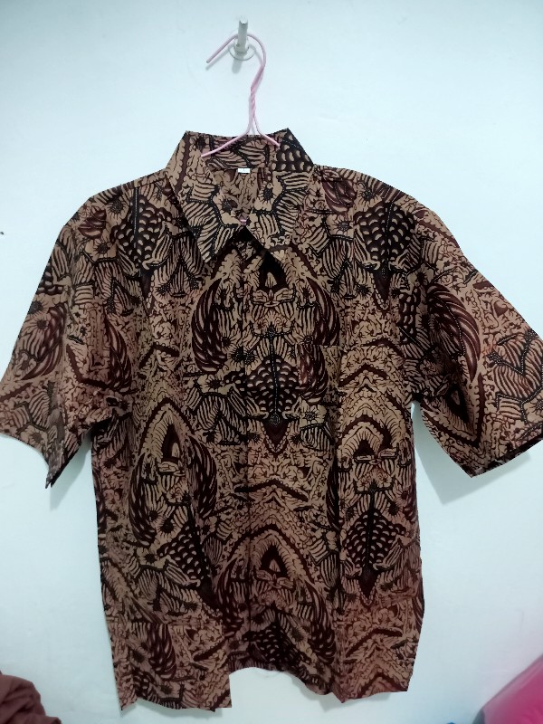 Kemeja Batik Pria Ppbtk07 Modern Lengan Pendek Casual Modis Trendy Masa Kini M L Xl Asli Pekalongan