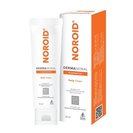 NOROID Dermanewal Regenerating Cream 50 ML - Krim Pemulihan Kulit Pasca Treatment Kecantikan Perawatan