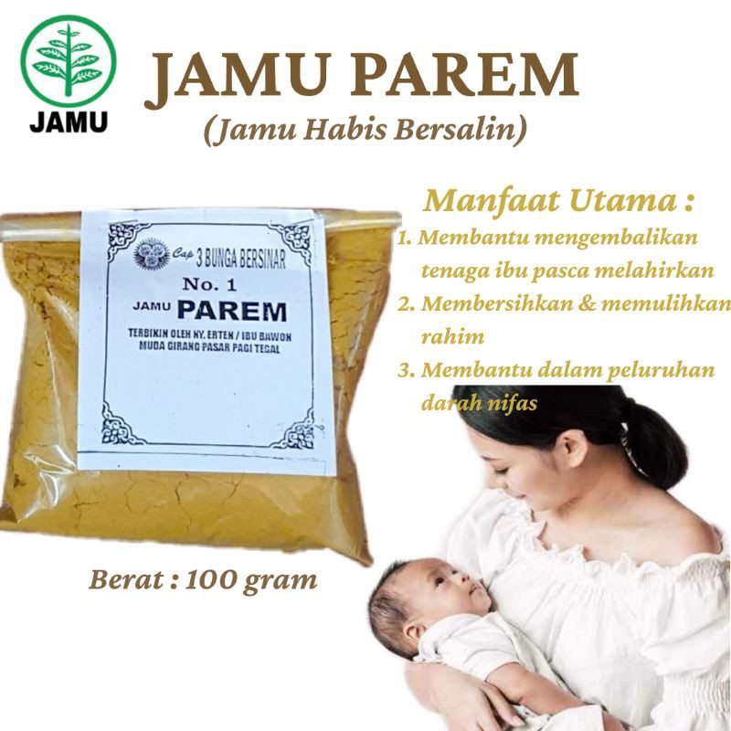

JAMU PAREM isi 100 gram