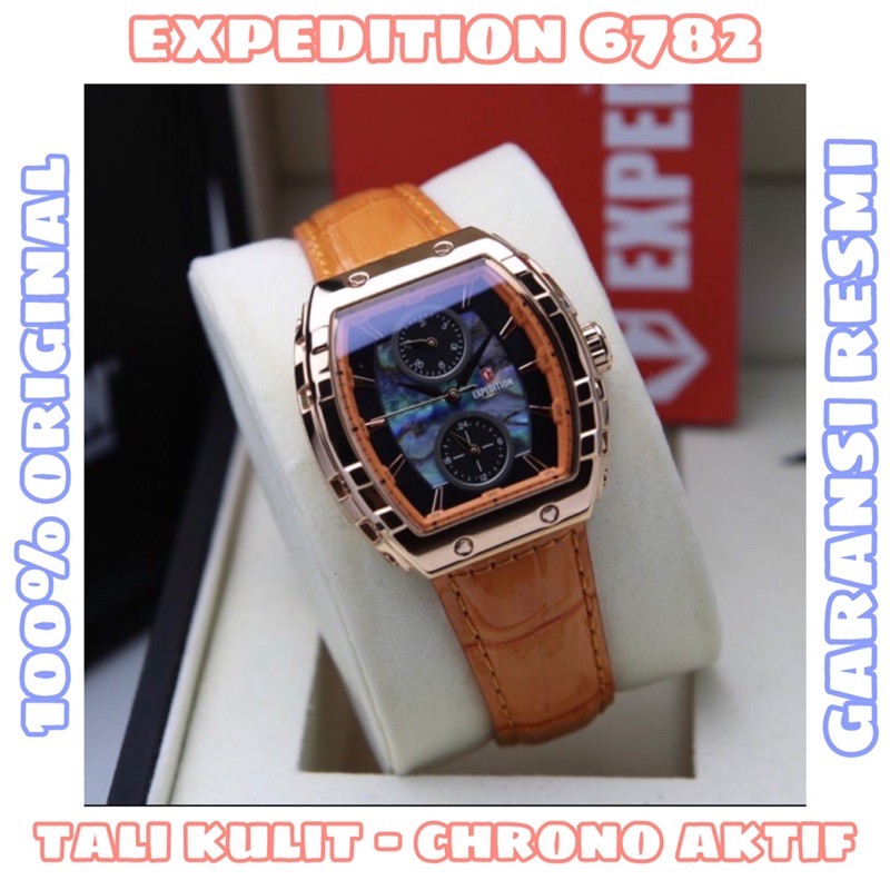 JAM TANGAN WANITA EXPEDITION 6782 (ORANGE)