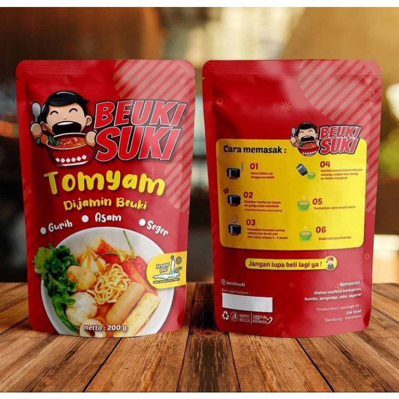 

Standing Pouch Uk.14*20 Cetak 500pcs