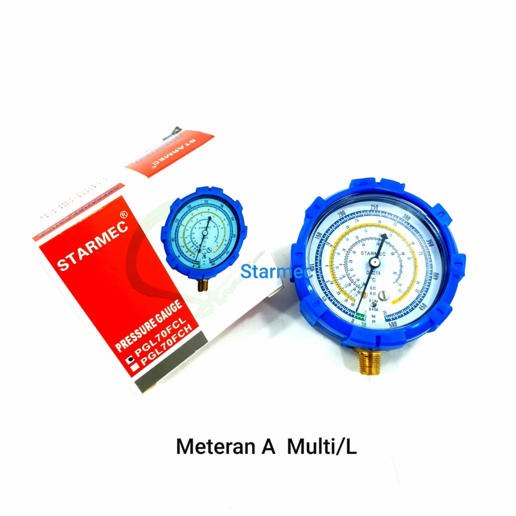 kepala pengukur analiser  pengukur multi ( low presure 500 psi ) multi-meteran manifold biru multi