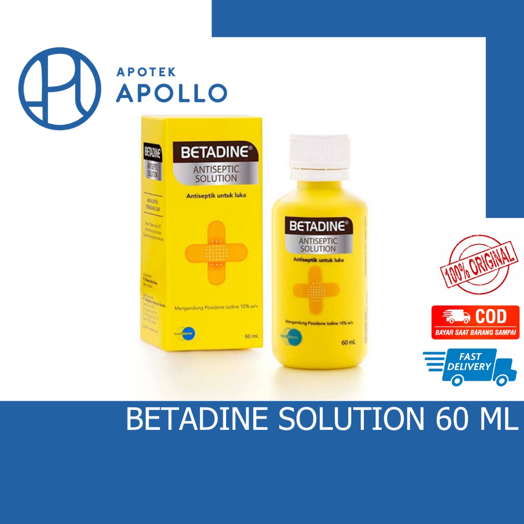 BETADINE SOLUTION 15ML, 30ML, &amp; 60ML