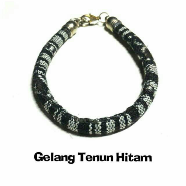 Gelang Tenun Hitam