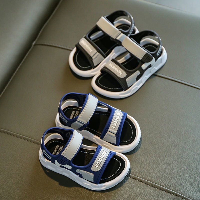 HappyOliver FASHION Sandal gunung Sepatu Sandal Anak Laki Laki Bahan PU Model Lucu 2-7 Tahun Import