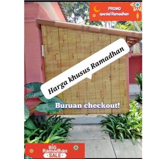 Tirai bambu kerey ukuran 2x2 Kerey kerai kerei kray krai Tirai bambu kerey ukuran 2x2 Kerey kerai kerei kray krai