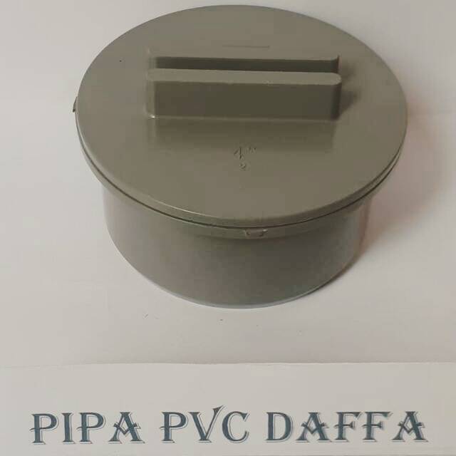 Clean out 4" tutup pipa 4 inchi dop clean out ukuran 3 dan 4 inchi kuat berkualitas.................
