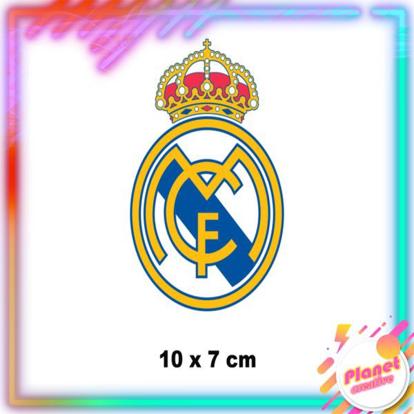 

Stiker REAL MADRID cutting sticker 10 x 7 cm