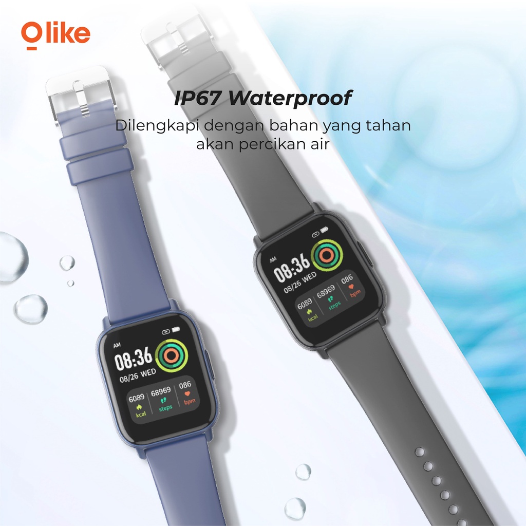 OLIKE SMARTWATCH HORIZON W12 FULLHD REALTIME TEMPERATURE IP67 20 DAYS STANDBY