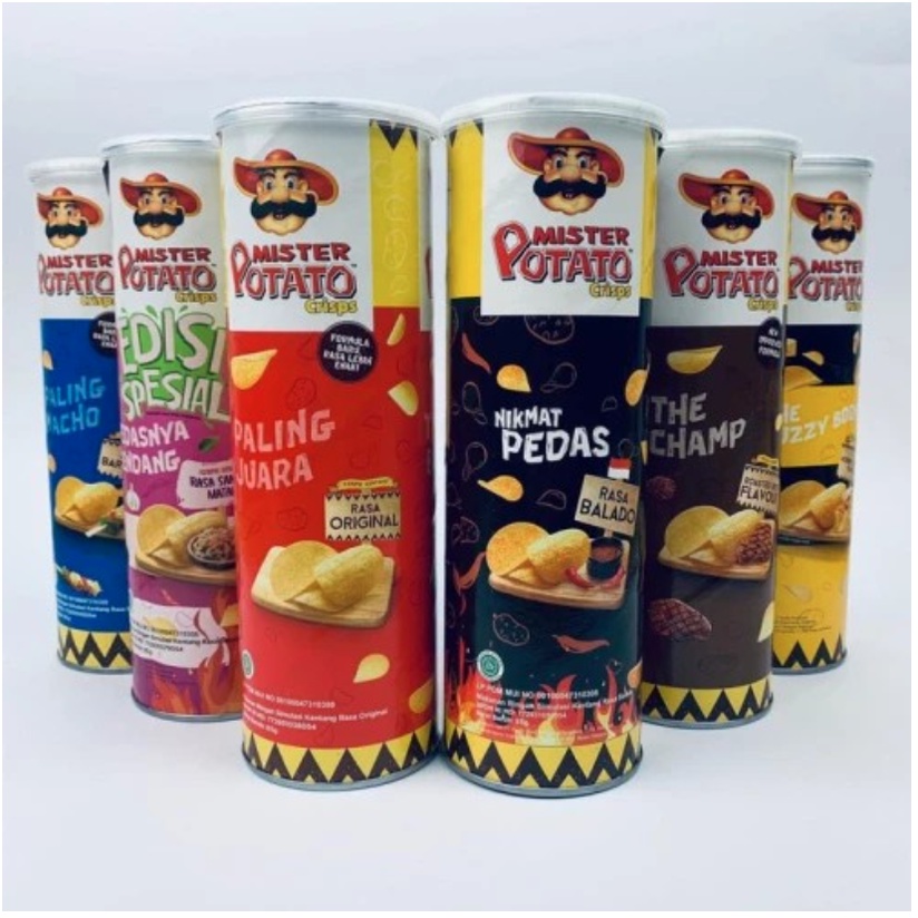 

Mister Potato Crisps All Variant 106 gram